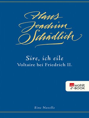 cover image of «Sire, ich eile ...»